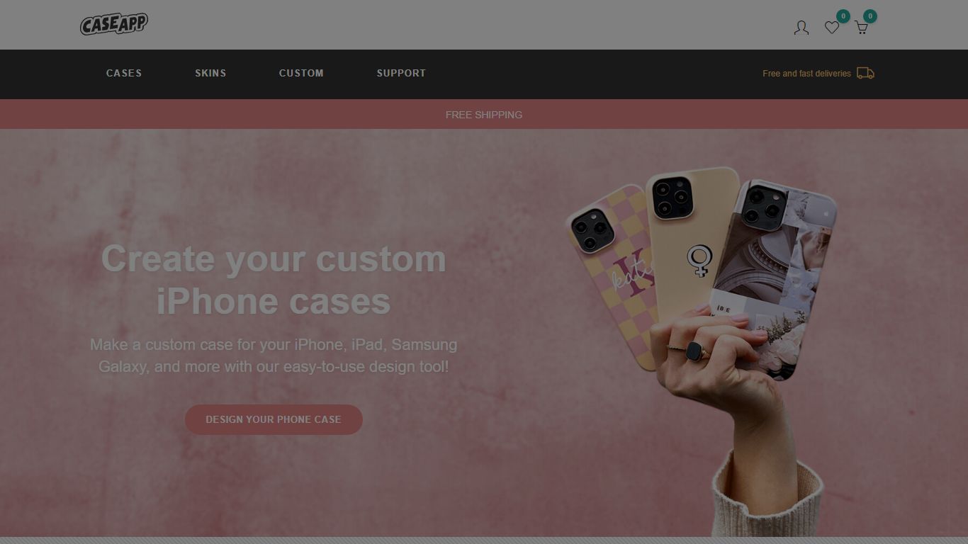 Create your custom iPhone cases - CaseApp